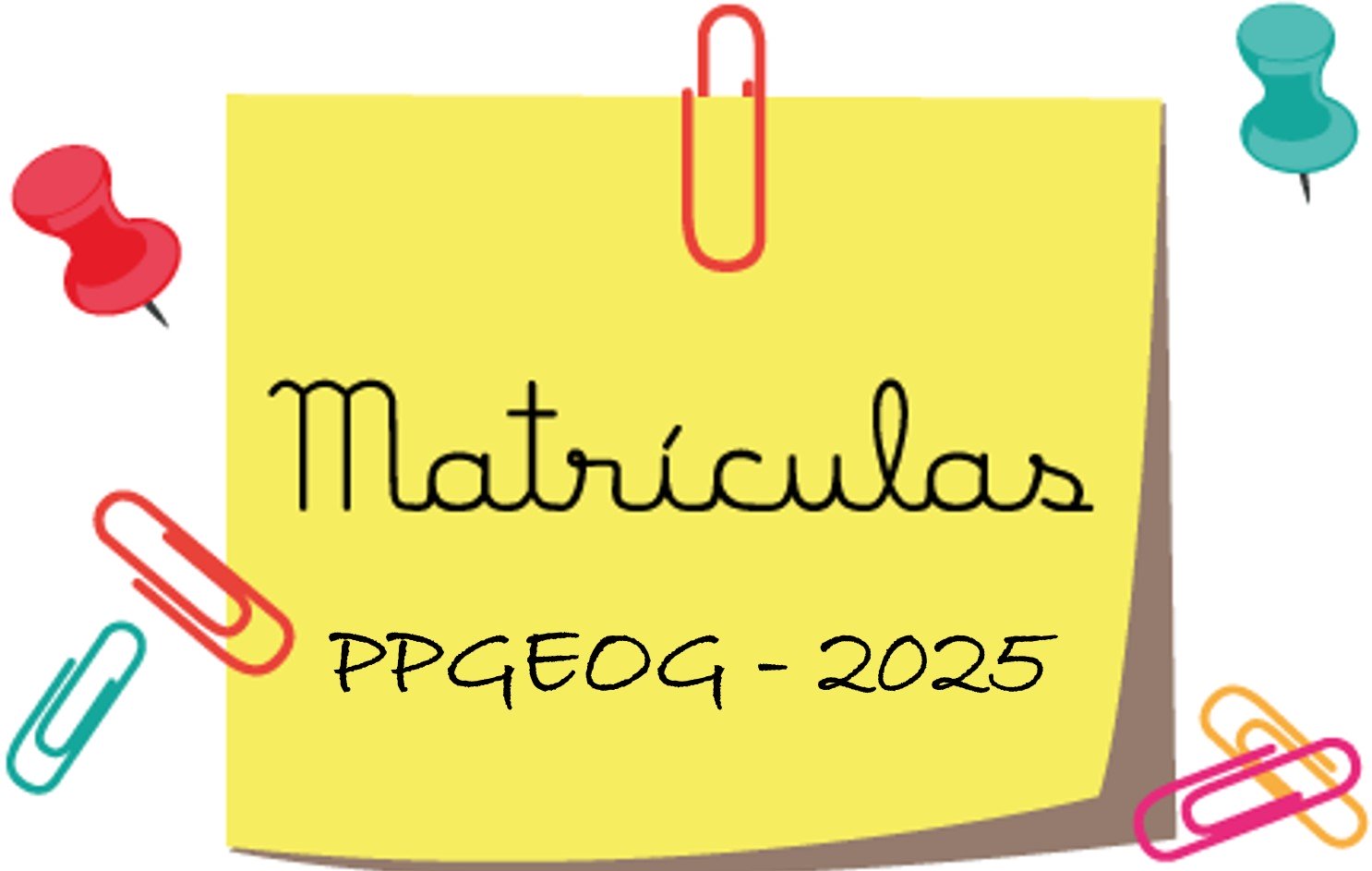 MATRÍCULAS PPGEOG 2025